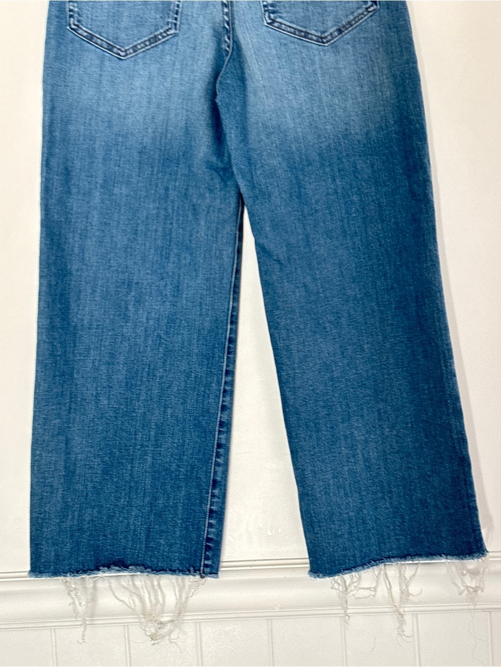 J Crew Slim Wide Leg Jeans Size 27 Petite Inseam 23 inches - Picture 11 of 16